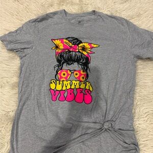 lululemon athletica Gray Summer Vibes Tee